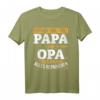 Ich habe zwei Titel Papa & Opa und ich kann alles reparieren T-Shirt – Originelles Geschenk für Handwerker, Mechaniker & Heimwerker Opas zu Vatertag & Geburtstag