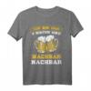 Ich bin der zwei Kisten sind machbar Nachbar - Lustiges Bierliebhaber T-Shirt für Jungs, Väter & Bauarbeiter als Vatertags- und Männertagsgeschenk
