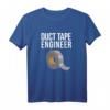 Duct Tape Engineer T-Shirt – Lustiges Geschenk für Heimwerker, Bastler & Klebeband-Liebhaber zu Weihnachten & Geburtstag
