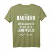 Herren Bauherren T-Shirt - Echter Bauherr Geschenk für Massivhaus & Baustelle, Perfekt für Selbstbauer & Handwerker