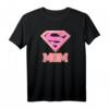 Superman Super Mom Pink T-Shirt – Offiziell lizenzierter Superhelden-Fanartikel für Mütter, Frauen & Kinder