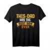 Dieser Vater hat den besten Sohn Vatertag Papa T-Shirt – Perfektes Geschenk für stolze Eltern zum Vatertag & Geburtstag
