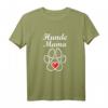Damen Hunde Mama T-Shirt mit Hundepfote und Herzen – Perfekt für Hundebesitzerinnen und Hundeliebhaberinnen