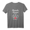 Damen Hunde Mama T-Shirt mit Hundepfote und Herzen – Perfekt für Hundebesitzerinnen und Hundeliebhaberinnen