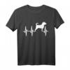 Puggle-Herzschlag-Hundemamma-Vati T-Shirt – Perfektes Haustiergeschenk für Weihnachten & Geburtstage