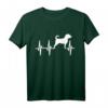 Puggle-Herzschlag-Hundemamma-Vati T-Shirt – Perfektes Haustiergeschenk für Weihnachten & Geburtstage