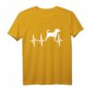 Puggle-Herzschlag-Hundemamma-Vati T-Shirt – Perfektes Haustiergeschenk für Weihnachten & Geburtstage