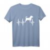 Puggle-Herzschlag-Hundemamma-Vati T-Shirt – Perfektes Haustiergeschenk für Weihnachten & Geburtstage