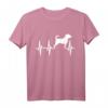 Puggle-Herzschlag-Hundemamma-Vati T-Shirt – Perfektes Haustiergeschenk für Weihnachten & Geburtstage