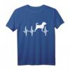 Puggle-Herzschlag-Hundemamma-Vati T-Shirt – Perfektes Haustiergeschenk für Weihnachten & Geburtstage