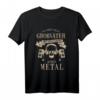 Herren Heavy Metal Großvater Opa Rock Pommesgabel Geschenk T-Shirt – Perfekt für Metal- und Rockfans, Jubiläum, Weihnachten & Geburtstag