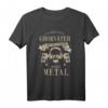 Herren Heavy Metal Großvater Opa Rock Pommesgabel Geschenk T-Shirt – Perfekt für Metal- und Rockfans, Jubiläum, Weihnachten & Geburtstag