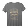 Herren Heavy Metal Großvater Opa Rock Pommesgabel Geschenk T-Shirt – Perfekt für Metal- und Rockfans, Jubiläum, Weihnachten & Geburtstag