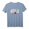 Star Wars Logo Classic X-Wing vs TIE Fighter Space Battle T-Shirt – Vintage Star Wars Merchandise für Fans aller Altersgruppen