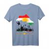 Kurdisches T-Shirt mit Flagge & Stolz - Lustiges Geschenk für Kurden in Deutschland, Europa & Niederlande