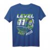 Level 11 Jahre Geburtstagsshirt für Jungen - Gamer T-Shirt mit Headset Motiv für den Kindergeburtstag & Gaming Party