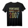 16. Geburtstag T-Shirt für Junge und Mädchen - Lustiges Geschenk zum 16. Geburtstag 2007, Klassisch geschnitten