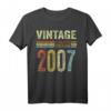 16. Geburtstag T-Shirt für Junge und Mädchen - Lustiges Geschenk zum 16. Geburtstag 2007, Klassisch geschnitten