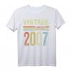 16. Geburtstag T-Shirt für Junge und Mädchen - Lustiges Geschenk zum 16. Geburtstag 2007, Klassisch geschnitten