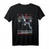 Star Wars Luke and Vader Battle Ugly Christmas Sweater T-Shirt – Offiziell lizenziertes Weihnachts-Merchandise für Fans