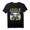 Level 9 Geburtstag Jungen T-Shirt – Lustiges Gaming Geschenk & Dekoration für 9-Jährige Kinder