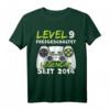 Level 9 Geburtstag Jungen T-Shirt – Lustiges Gaming Geschenk & Dekoration für 9-Jährige Kinder
