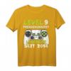 Level 9 Geburtstag Jungen T-Shirt – Lustiges Gaming Geschenk & Dekoration für 9-Jährige Kinder