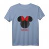 HapDog Minnie Mouse Mom Family T-Shirt – Persönliches Geburtstagsshirt für Frauen, Männer & Familien