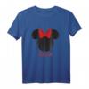 HapDog Minnie Mouse Mom Family T-Shirt – Persönliches Geburtstagsshirt für Frauen, Männer & Familien