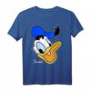 HapDog Donald Duck Smiling Face Portrait T-Shirt - Offiziell lizenziertes Disney Mickey and Friends Geschenk