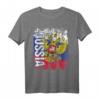 RUSSLAND Flagge Damen, Herren & Kinder T-Shirt – Klassisch geschnitten, doppelt genähter Saum für echten Nationalstolz