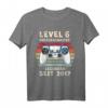 Level 6 Geburtstag Junge T-Shirt - Lustiges Gamer Geschenk für den 6. Geburtstag, perfekte Party-Deko und Geschenkidee 2017