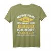 Meine Frau sagt ich habe nur zwei Fehler Männer Spruch T-Shirt – Lustiges Geschenk für Ehemann, Vatertag & Männerabend mit Sarkasmus