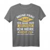 Meine Frau sagt ich habe nur zwei Fehler Männer Spruch T-Shirt – Lustiges Geschenk für Ehemann, Vatertag & Männerabend mit Sarkasmus