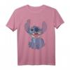 Lilo & Stitch HapDog T-Shirt - Offiziell lizenzierte Disney Kleidung mit Sitzendem Stitch Portrait