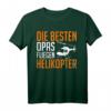 Herren Helikopter Opa T-Shirt - Großvater mit Hubschrauber-Motiv für Piloten, Modellbauer & Helikopter-Enthusiasten