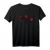 Damen Hundemama T-Shirt mit Herz & Pfoten - Lustiges Geschenk für Hundeliebhaberinnen zu Geburtstag, Weihnachten, Muttertag & mehr