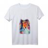 Damen Sheltie Shetland Sheepdog Hund T-Shirt mit V-Ausschnitt – Perfektes Geschenk für Sheltie Mama und Hundeliebhaber