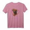 Rhodesian Ridgeback Hund Portrait Herz T-Shirt – Perfektes Geschenk für Hundeliebhaber, Züchter und Tierärzte