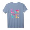 Buntes Shiba Inu Hund Liebe-r Dad Mama T-Shirt – Perfektes Geschenk für Hundeliebhaber zu Muttertag, Geburtstag & Weihnachten