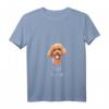Pudel Hundemama T-Shirt mit V-Ausschnitt – Lustiges Geschenk für Hundeliebhaber, Hundehalter und Hundemütter zu Weihnachten & Geburtstag