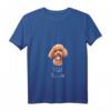 Pudel Hundemama T-Shirt mit V-Ausschnitt – Lustiges Geschenk für Hundeliebhaber, Hundehalter und Hundemütter zu Weihnachten & Geburtstag