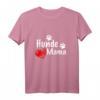 Hunde Mama Herz und Pfoten T-Shirt – Perfektes Geschenk für Hundeliebhaberinnen, Mütter & Gassirunden