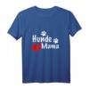 Hunde Mama Herz und Pfoten T-Shirt – Perfektes Geschenk für Hundeliebhaberinnen, Mütter & Gassirunden