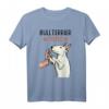 Bullterrier Mama T-Shirt - Hundeliebe Kleidung für Züchter, Frauchen & Liebhaber, Perfekt als Geschenk zu Weihnachten & Geburtstag