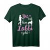 Die Mit Dem Labbi Geht! Hundemama T-Shirt für Labrador Liebhaberinnen - Niedliches Gassi-Outfit für Damen & Hundeliebhaber