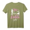 Die Mit Dem Labbi Geht! Hundemama T-Shirt für Labrador Liebhaberinnen - Niedliches Gassi-Outfit für Damen & Hundeliebhaber