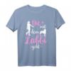 Die Mit Dem Labbi Geht! Hundemama T-Shirt für Labrador Liebhaberinnen - Niedliches Gassi-Outfit für Damen & Hundeliebhaber