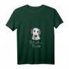 Damen DALMATINA MOM DALMATINER Hundemama T-Shirt mit V-Ausschnitt – Perfekt für Gassi, Hundeschule & als Geschenk für Hundeliebhaber
