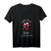 Damen Hunde-Mama Weinliebhaberin T-Shirt mit V-Ausschnitt – Perfektes Geschenk für Hundeliebhaberinnen und Weinfans zum Geburtstag & Weihnachten